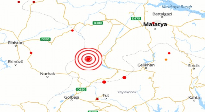 Malatya'da deprem