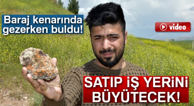 Meteor parçasını satıp iş yerini büyütecek