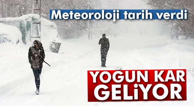 Meteoroloji uyardı: İstanbul'a kar geliyor!