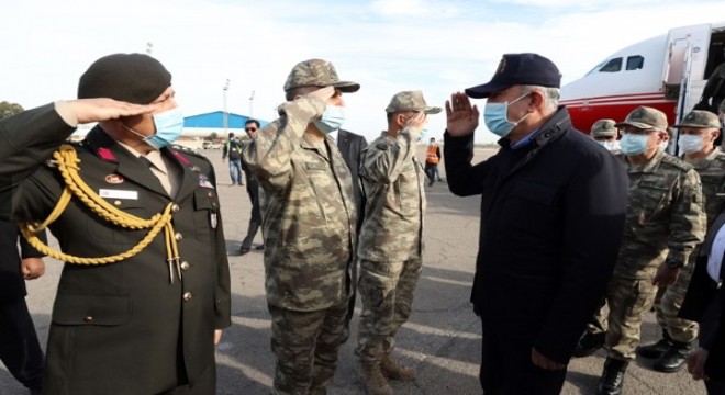 Millî Savunma Bakanı Hulusi Akar ve Komutanlar Libya'da