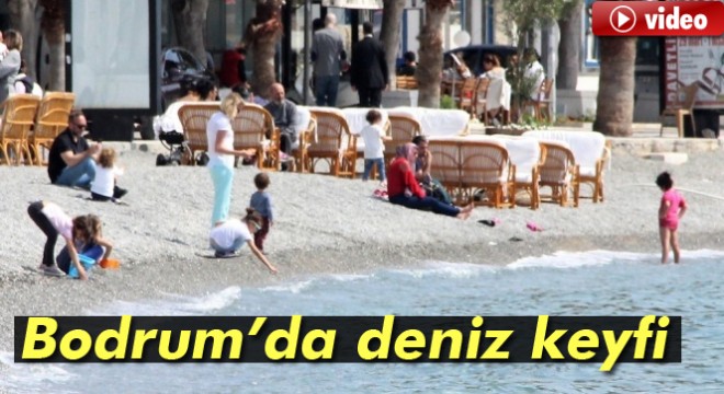 Muğla Bodrum'da deniz sezonu açıldı