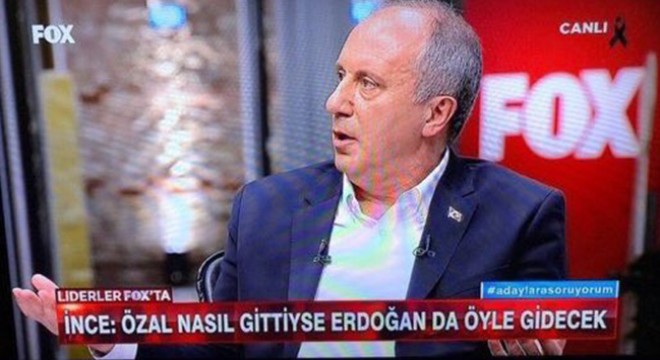 Muharrem İnce, Özal'la tehdit etti!