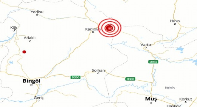 Muş'da deprem