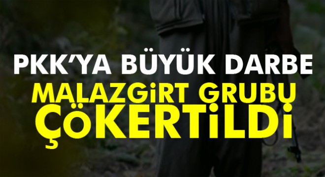 PKK'nın sözde Bulanık-Malazgirt grubu çökertildi