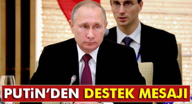 Putin'den Erdoğan'a Kayseri taziyesi