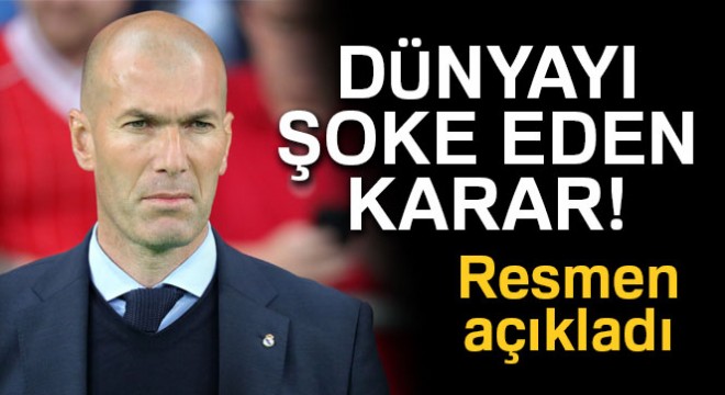 Real Madrid'de Zidane depremi