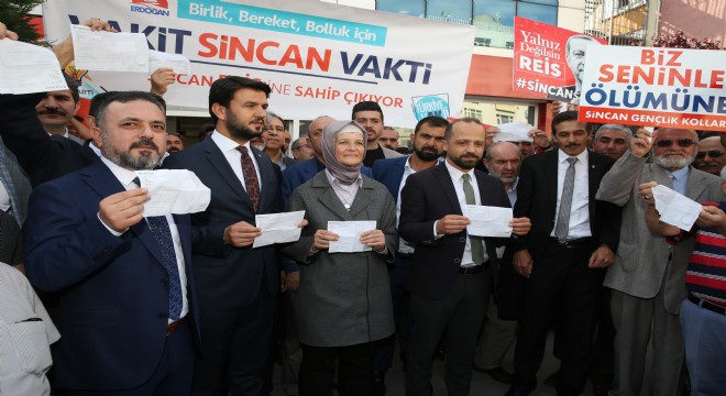 SİNCAN REİS'İNE SAHİP ÇIKIYOR