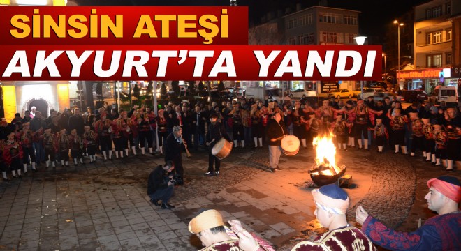 SİNSİN ATEŞİ AKYURT'TA YANDI