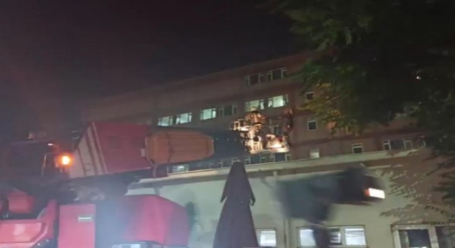 Samatya Eğitim ve Araştırma Hastanesi'nde yangın