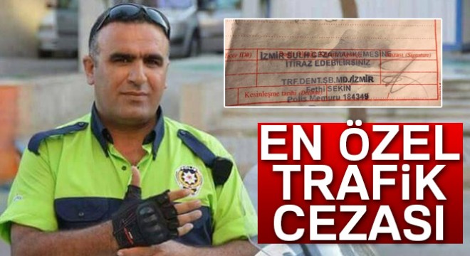 Şehit Polis Fethi Sekin'in ceza makbuzu duygulandırdı