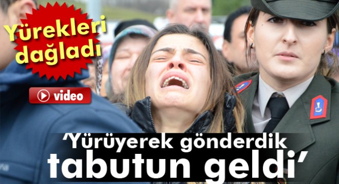 Şehit kardeşinden yürek burkan feryat
