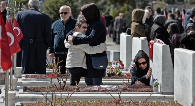 Şehitler Cebeci'de gözyaşlarıyla anıldı