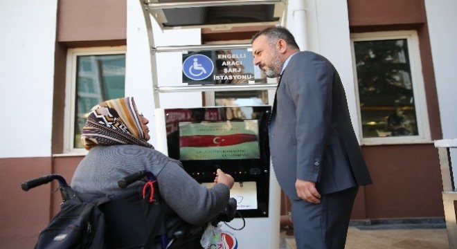 Sincan Belediyesi engellilerin yanında