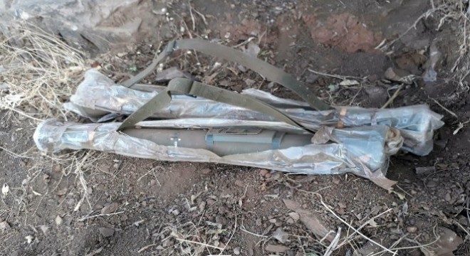 Şırnak'ta 2 adet AT-4 tanksavar füzesi ele geçirildi
