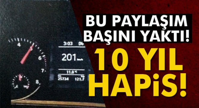 Sosyal medya fotoğraflarını paylaştı, 10 yıl hapis cezası aldı