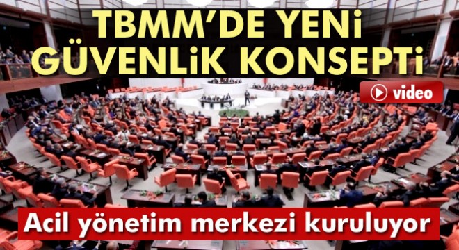 TBMM'de yeni güvenlik konsepti