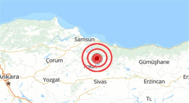 Tokat'da deprem