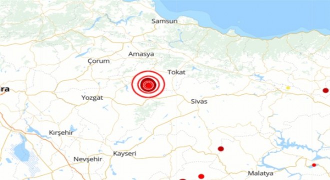 Tokat'ta deprem