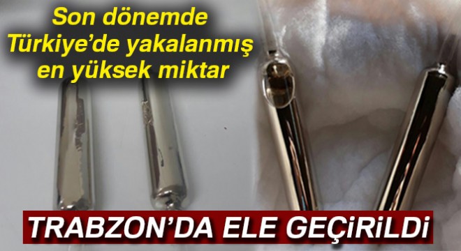 Trabzon'da kimyasal silahlarda kullanılan 600 gram sezyum maddesi yakalandı