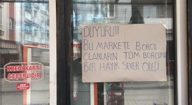 Turgutlu'da vatandaşların bakkal borçları ödendi