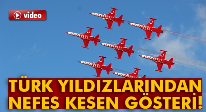 Türk Yıldızlarından Şanlıurfa'da nefes kesen gösteri