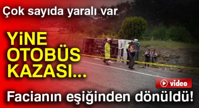 Ukraynalı turistler kaza yaptı: 2'si ağır 17 yaralı