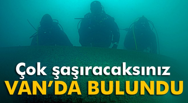 Van Gölü'nde batık Rus gemisine ulaşıldı