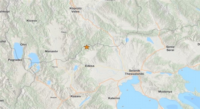 Yunanistan'da deprem