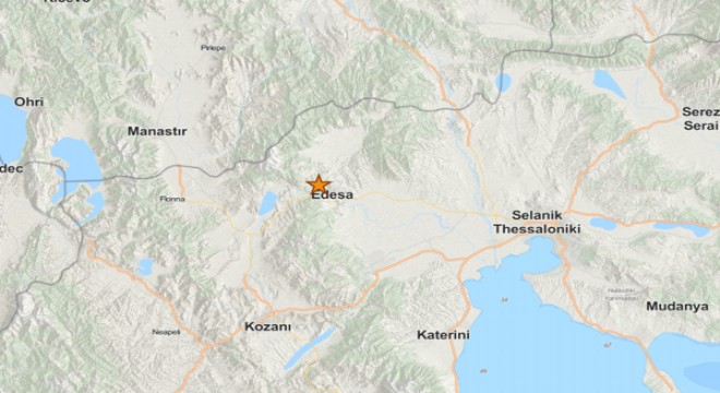 Yunanistan'da deprem