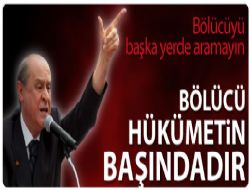 Bahçeli MHP mitinginde iktidara yüklendi