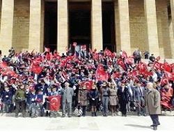 Yeşiltepe'den Anıtkabir ziyareti