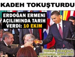Obama ile kadeh tokuşturdu
