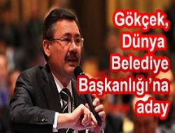 Gökçek, Dünya Belediye Başkanlığı'na aday 