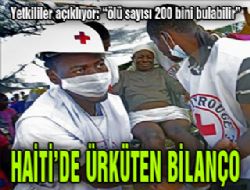 Haiti'de 200 bin ölü endişesi 