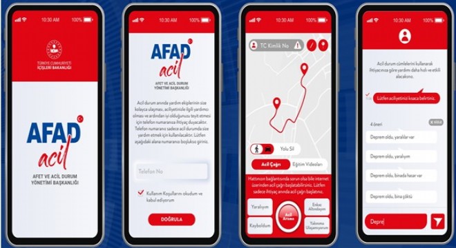 m-TOD'dan AFAD ACİL mobil uygulamasına tam destek