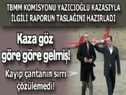 Komisyon raporuna göre Yazıcıoğlu kazası