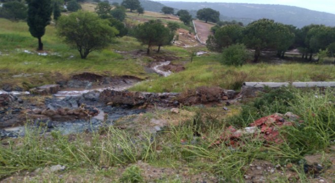 Çanakkale'deki kuvvetli yağış