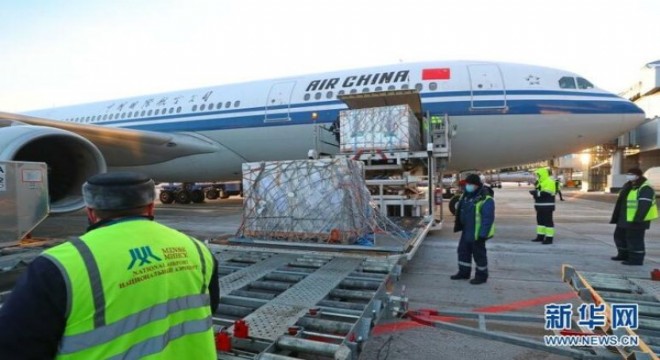 Çin'in bağışladığı Covid-19 aşıları, Belarus'a ulaştı