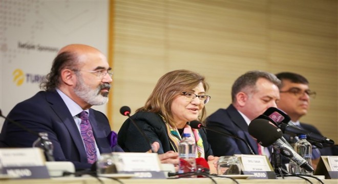 Şahin, Uluslararası İş Formu Basın Toplantısı'nda konuştu