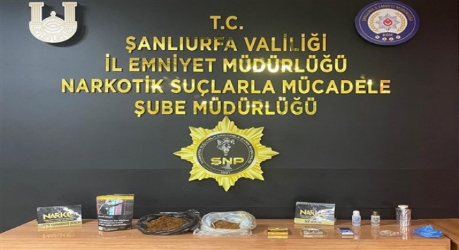 Şanlıurfa'da uyuşturucu operasyonu